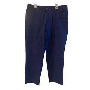 IZOD Straight Fit Men's Navy Slacks 40x32
